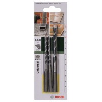 Набор из 3 универсальных сверл SDS-Quick 5,0x100; 6,0x100; 8,0x120 Bosch 2609256918
