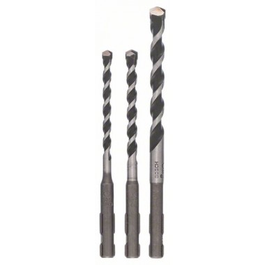 Набор из 3 универсальных сверл SDS-Quick 5,0x100; 6,0x100; 8,0x120 Bosch 2609256918