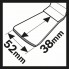 Шабер HCS ATZ 52 SFC гибкий 52x38 мм Bosch 2608661647