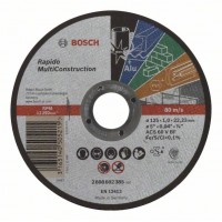 Отрезной круг прямой Rapido Multi Construction ACS 60 V BF 125x1,0 мм Bosch 2608602385
