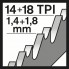 Пильное полотно S 1127 BEF Endurance for Heavy Metal Bosch 2608657524