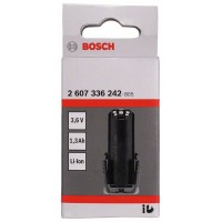 Аккумулятор стержневой 3,6 В Light Duty (LD), 1,3 Ah, Li-Ion, GBA O-A Bosch 2607336242