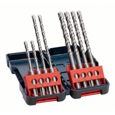 Набор из 8 буров SDS-Plus-3, в коробке Bosch 2607019902