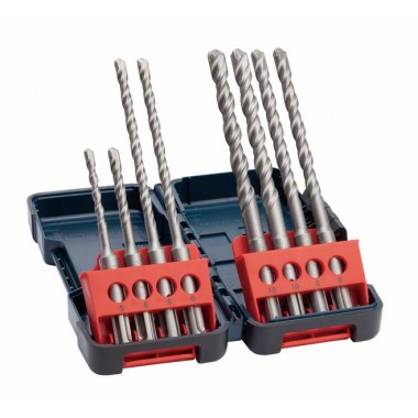 Набор из 8 буров SDS-Plus-3, в коробке Bosch 2607019903