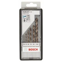 Набор из 6 сверл по металлу Robust Line HSS-Co 2; 3; 4; 5; 6; 8 мм Bosch 2607019924