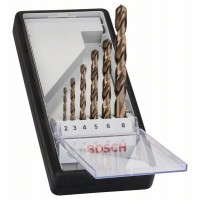 Набор из 6 сверл по металлу Robust Line HSS-Co 2; 3; 4; 5; 6; 8 мм Bosch 2607019924