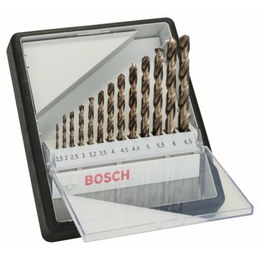 Набор из 13 сверл по металлу Robust Line HSS-Co Bosch 2607019926