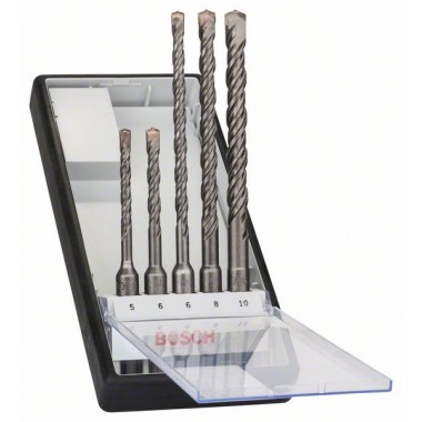 Набор Robust Line из буров SDS-plus-5 (5,6x115мм, 6,8,10x165 мм) Bosch 2607019927