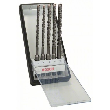 Набор Robust Line из буров SDS-plus-5 (6,6,8,8,10x165 мм) Bosch 2607019928