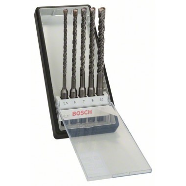 Набор Robust Line из буров SDS-plus-5 (5,5,6,7,8,10x165 мм) Bosch 2607019929