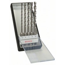 Набор Robust Line из буров SDS-plus-7 (5,5; 6; 7; 8; 10 мм) Bosch 2607019933
