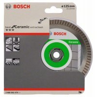 Алмазный диск Best for Ceramic Extra-Clean Turbo 125x22,23x1,4x7 мм Bosch 2608602479