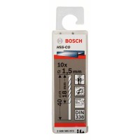 Сверло по металлу HSS-Co DIN 338 1,5x18x40 мм Bosch 2608585873