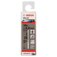 Сверло по металлу HSS-Co DIN 338 3,2x36x65 мм Bosch 2608585877