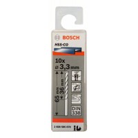 Сверло по металлу HSS-Co DIN 338 3,3x36x65 мм Bosch 2608585878