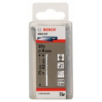 Сверло по металлу HSS-Co DIN 338 4x43x75 мм Bosch 2608585880