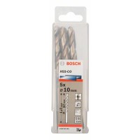 Сверло по металлу HSS-Co DIN 338 10x87x133 мм Bosch 2608585898
