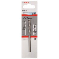 Сверло по металлу HSS-G DIN 338 5,2x52x86 мм Bosch 2608585924