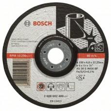 Обдирочный круг выпуклый Expert for Inox AS 30 S INOX BF 150x6,0 мм Bosch 2608602489