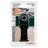 Погружное пильное полотно BIM AIZ 32 BSPB Hard Wood 50x32 мм Bosch 2609256946
