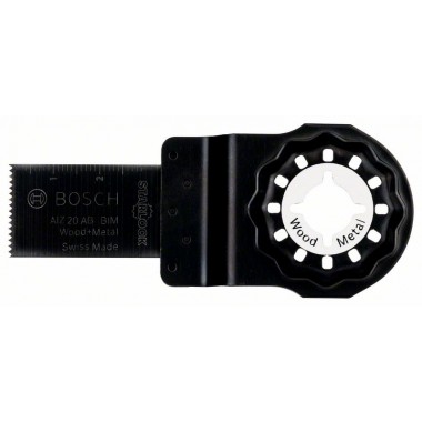 Погружное пильное полотно BIM AIZ 20 AB Wood and Metal 20x30 мм Bosch 2609256950