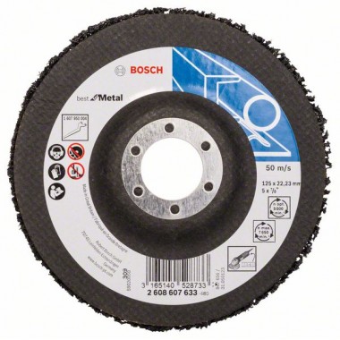 Зачистной круг N377, Best for Metal 125мм, 22,23мм, SiC Bosch 2608607633