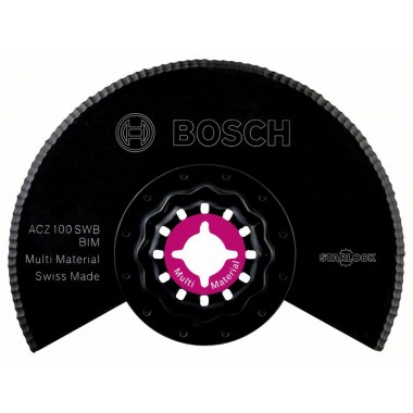 Сегментированный нож BIM с волнистой заточкой ACZ 100 SWB 100 мм Bosch 2609256976