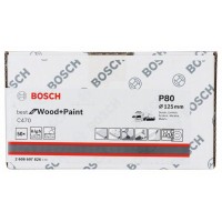 Шлифлист C470, в упаковке 50 шт. 125 мм, 80 Bosch 2608607826