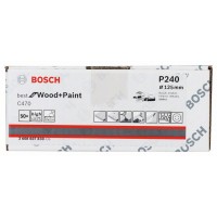 Шлифлист C470, в упаковке 50 шт. 125 мм, 240 Bosch 2608607830