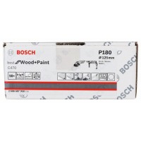 Шлифлист на бумажной основе C470, в упаковке 50шт. 125 мм, 180 Bosch 2608607950
