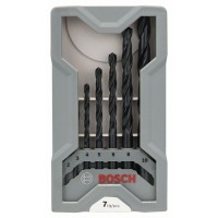 Набор из 7 сверл по металлу HSS-R, DIN 338 2,3,4,5,6,8,10 Bosch 2607017036