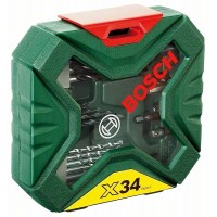 Набор сверл и насадок-бит X-Line Classic из 34 шт. Bosch 2607010608