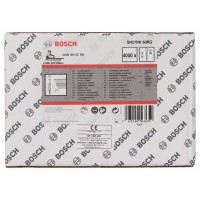Гвозди с круглой головкой SN21RK 60RG 2,8 мм, 60 мм, оцинк., рифл. Bosch 2608200036