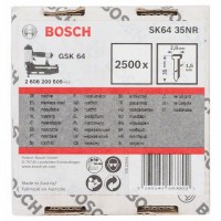 Штифт с потайной головкой SK64 35NR 1,6 мм, 35 мм, нерж. (A2/1,4301) Bosch 2608200509
