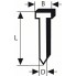Штифт с потайной головкой SK64 50NR 1,6 мм, 50 мм, нерж. (A2/1,4301) Bosch 2608200510