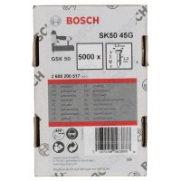 Штифт с потайной головкой SK50 45G 1,2 мм, 45 мм, оцинк. Bosch 2608200517
