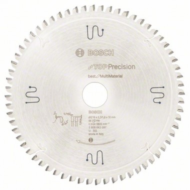Пильный диск Top Precision Best for Multi Material 216x30x2,3 мм, 64 Bosch 2608642097
