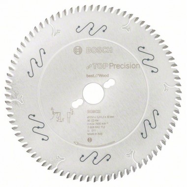 Пильный диск Top Precision Best for Wood 250x30x3,2 мм, 80 Bosch 2608642113