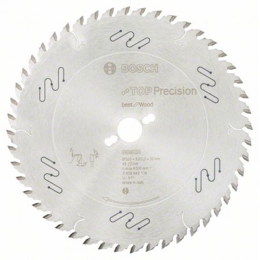 Пильный диск Top Precision Best for Wood 300x30x3,2 мм, 48 Bosch 2608642114