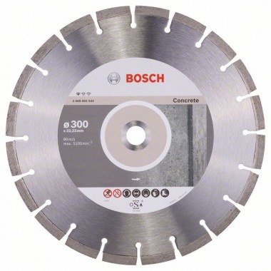 Алмазный диск Standard for Concrete 300x22,23x3,1x10 мм Bosch 2608602542