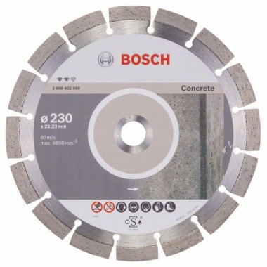 Алмазный диск Expert for Concrete 230x22,23x2,4x12 мм Bosch 2608602559