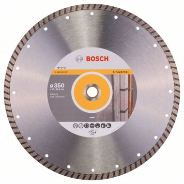 Алмазный диск Standard for Universal Turbo 350x20/25,40x3x10 мм Bosch 2608602587