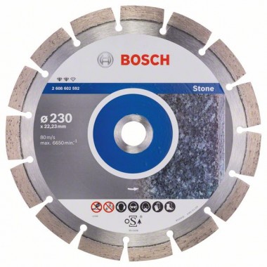 Алмазный диск Expert for Stone 230x22,23x2,4x12 мм Bosch 2608602592