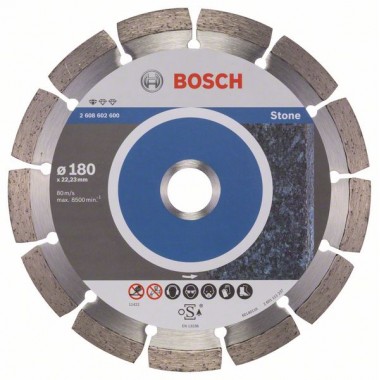 Алмазный диск Standard for Stone 180x22,23x2x10 мм Bosch 2608602600
