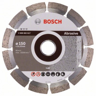 Алмазный диск Standard for Abrasive 150x22,23x2x10 мм Bosch 2608602617