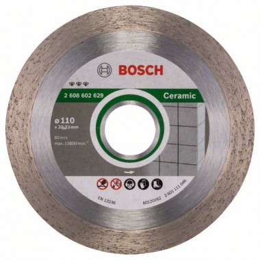 Алмазный диск Best for Ceramic 110x22,23x1,8x10 мм Bosch 2608602629