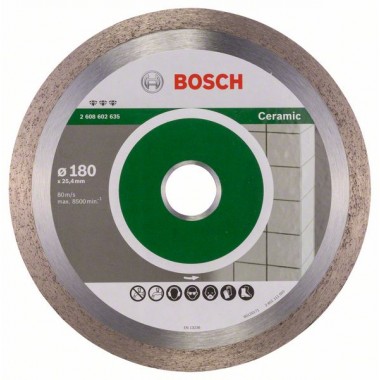 Алмазный диск Best for Ceramic 180x25,40x2,2x10 мм Bosch 2608602635