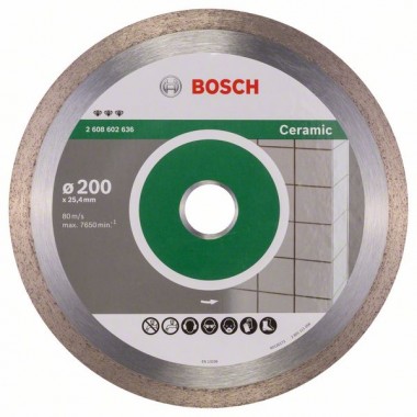 Алмазный диск Best for Ceramic 200x25,40x2,2x10 мм Bosch 2608602636