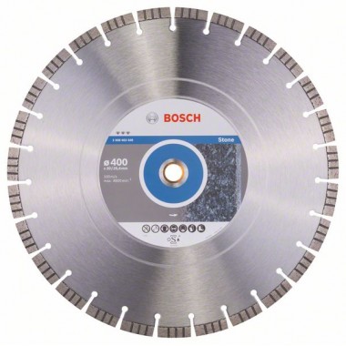 Алмазный диск Best for Stone 400x20,00+25,40x3,2x12 мм Bosch 2608602649