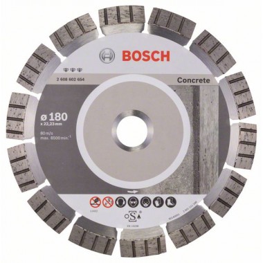 Алмазный диск Best for Concrete 180x22,23x2,4x12 мм Bosch 2608602654